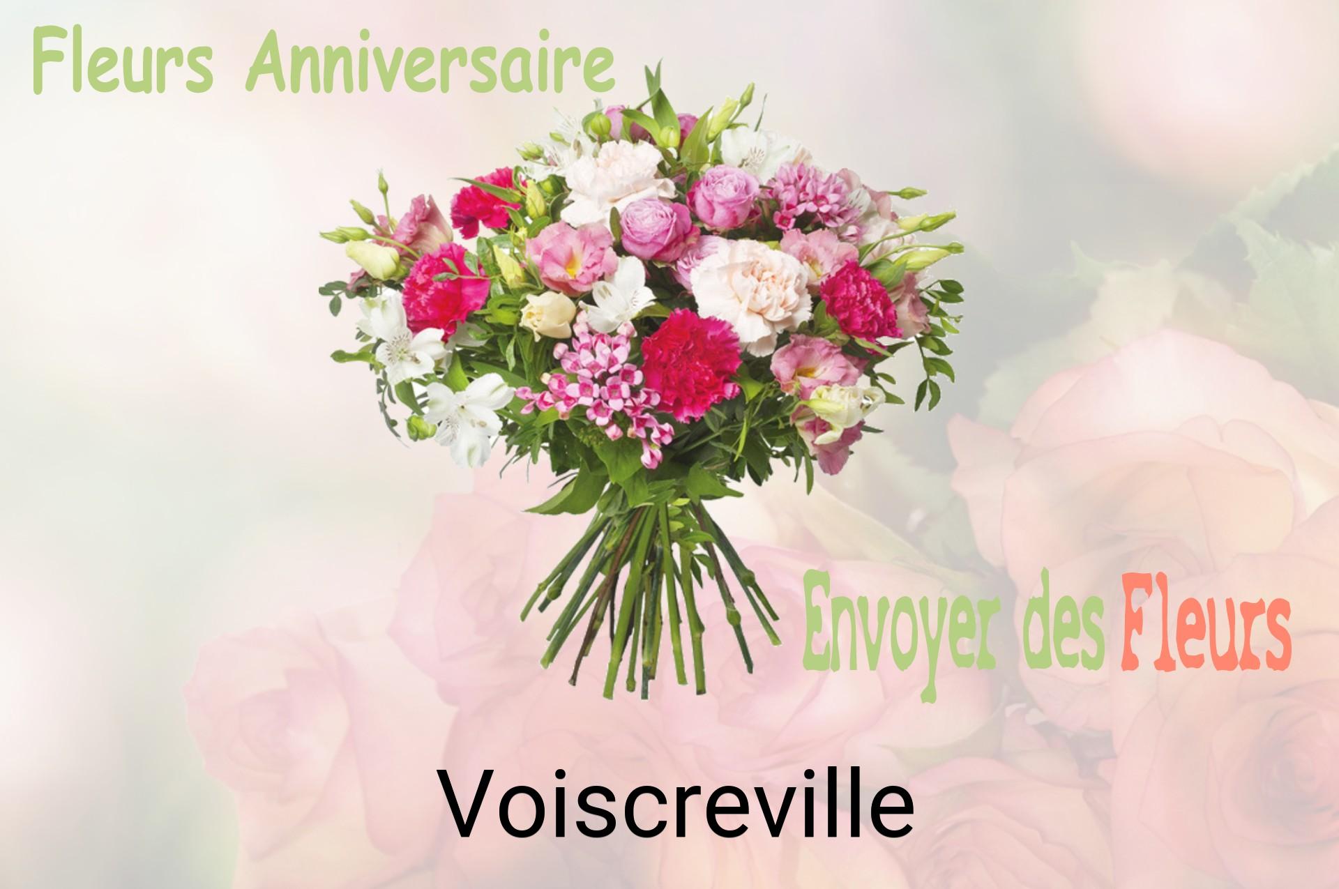 Bouquet de fleurs d’anniversaire livré à Voiscreville